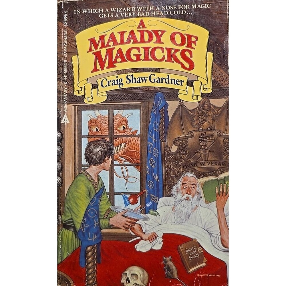 A Malady of Magicks by Craig Shaw Gardner (1986)  Ace Books